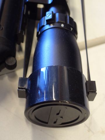 753184-8 Air rifle 5.5. Hatsan 125 Quattro Trigger with binocular sight.