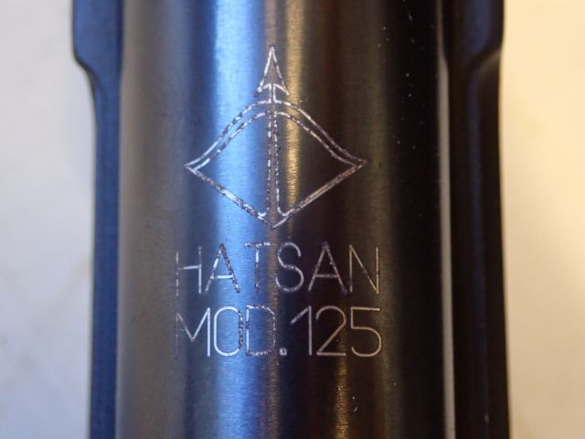 753184-14 Air rifle 5.5. Hatsan 125 Quattro Trigger with binocular sight.