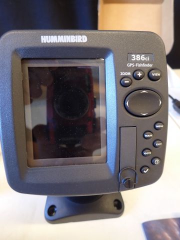753186-2 Humminbird 386ci GPS fish finder with fish camera