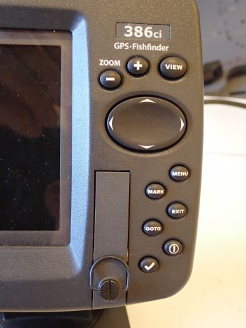 753186-5 Humminbird 386ci GPS fish finder with fish camera