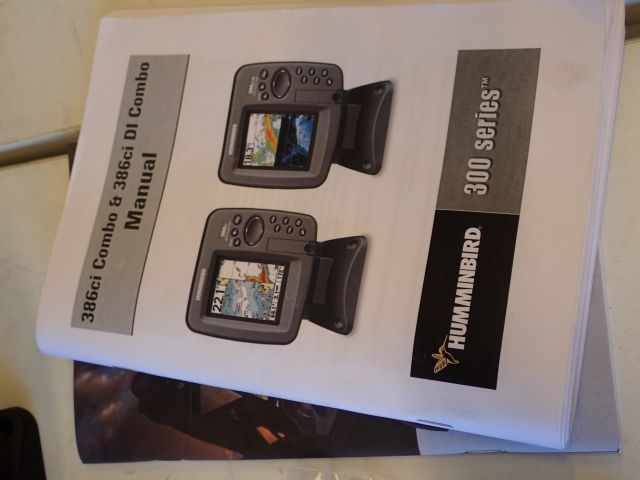 753186-7 Humminbird 386ci GPS fish finder with fish camera