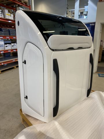 778860-3 Truckman S-Series Solid Double Doors Pure White Hilux MK8