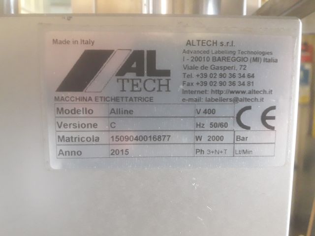 802151-11 Etiketteringsmaskin Altech Alline V400 med Intermec PA30