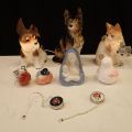 753192-1 Porcelain Figures & Animal Lamps