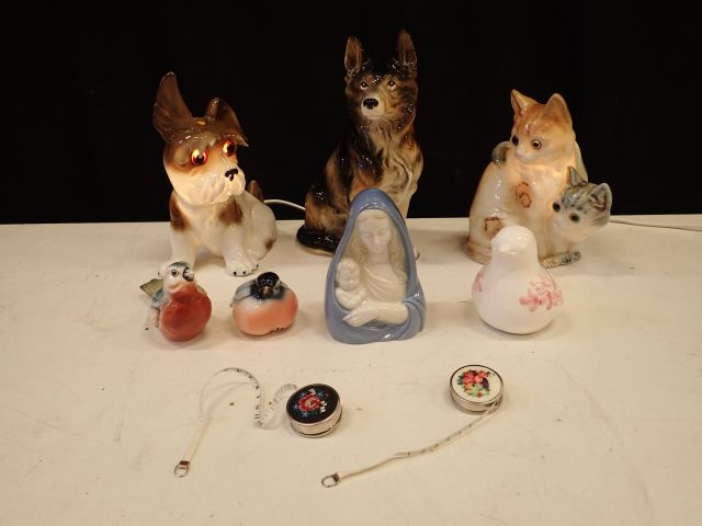753192-1 Porcelain Figures & Animal Lamps