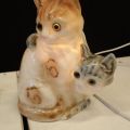 753192-5 Porcelain Figures & Animal Lamps