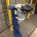 798614-14 Industrial robot and turntable Yaskawa -2018 with spot welding Obara