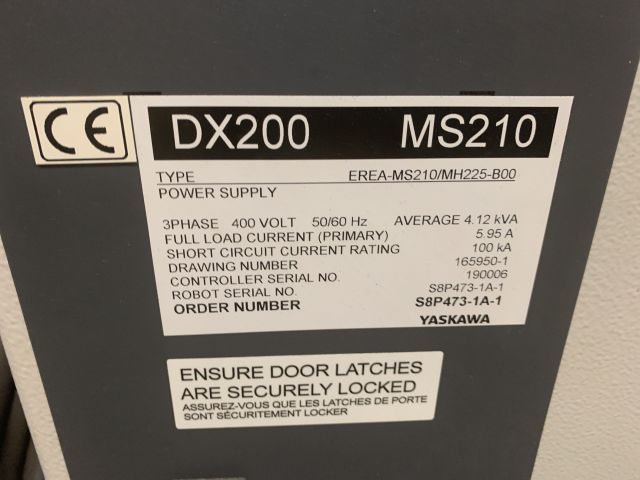 798616-13 Industrial robot and turntable Yaskawa -2018 with spot welding Obara