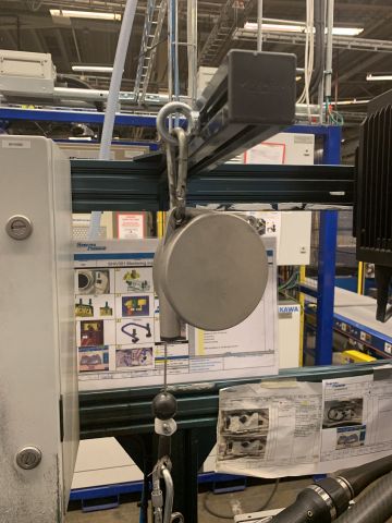 798621-6 Assembly bench with Atlas Copco torque wrench