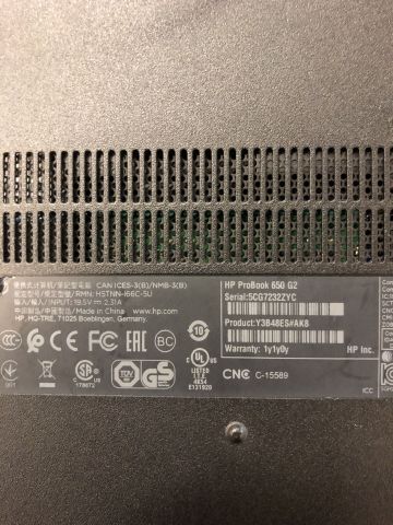 768588-3 HP ProBook 650 G2 Notebook PC