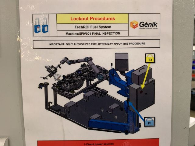 798641-9 Optical inspection station Universal Robots
