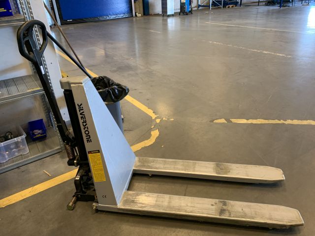 768598-1 High-lift pallet puller / scissor lift table Silverstone 1000kg
