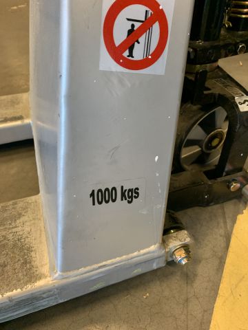 768598-4 High-lift pallet puller / scissor lift table Silverstone 1000kg