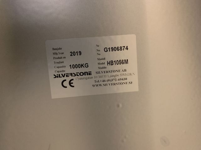 768598-5 High-lift pallet puller / scissor lift table Silverstone 1000kg