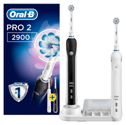 806831-1 2-pack electric toothbrushes Oral-B Pro 2 2900 DUO