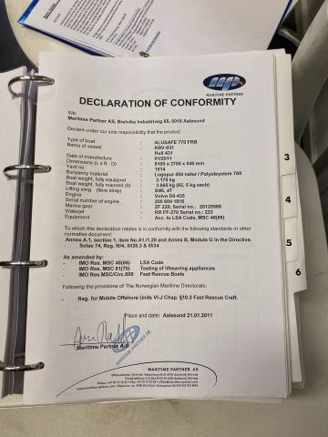 759067-90 Ribboat Alusafe 770 -2011 8.2 meters 435HP