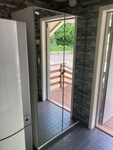 807025-1 Wardrobe with mirrored doors Ikea