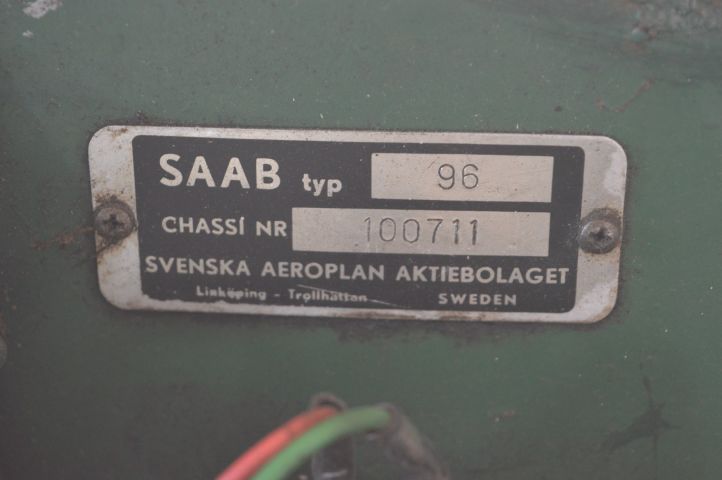 778928-49 Saab 96 De Luxe 38 hp -1960