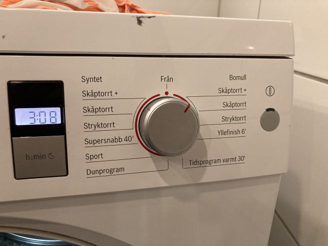 807034-4 Washing machine Electrolux and dryer Bosch