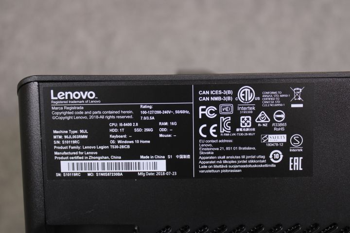 746463-6 Computer - Lenovo Legion - T530-28ICB