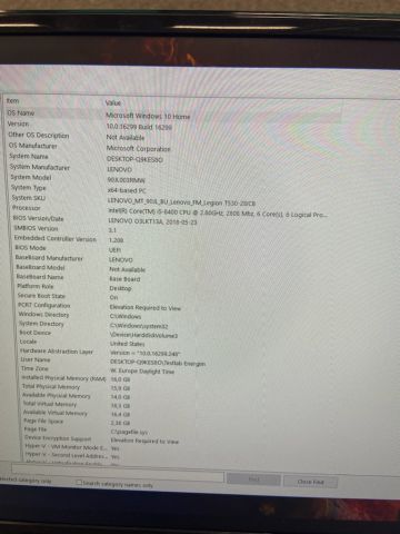 746463-12 Computer - Lenovo Legion - T530-28ICB