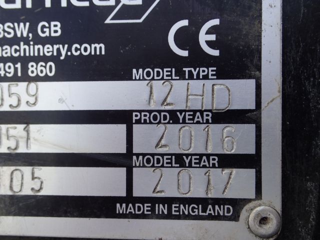 753201-10 Tractor-mounted slope / boom mower. Spearhead Twiga Orbital 6000