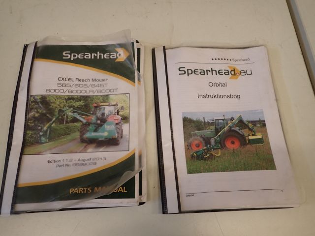 753201-80 Tractor-mounted slope / boom mower. Spearhead Twiga Orbital 6000