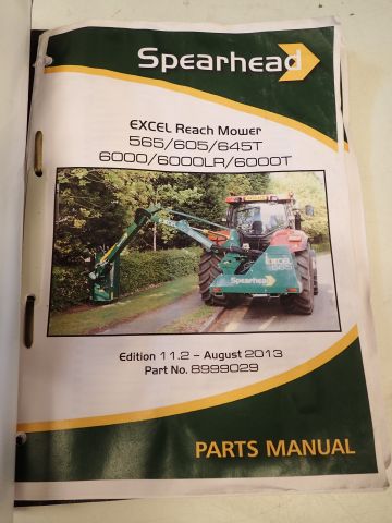 753201-81 Tractor-mounted slope / boom mower. Spearhead Twiga Orbital 6000