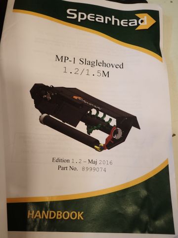 753201-82 Tractor-mounted slope / boom mower. Spearhead Twiga Orbital 6000