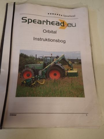 753201-84 Tractor-mounted slope / boom mower. Spearhead Twiga Orbital 6000