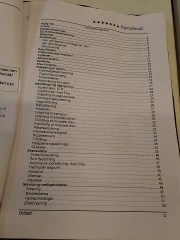753201-85 Tractor-mounted slope / boom mower. Spearhead Twiga Orbital 6000