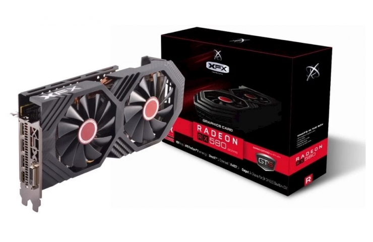 806591-1 Graphics card XFX Radeon RX 580 GTS XXX Edition HDMI 3xDP 8GB