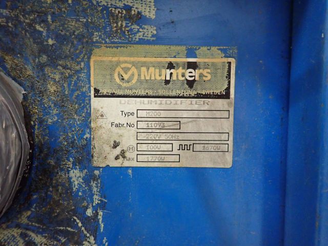 755758-10 Dehumidifier MUNTERS M200