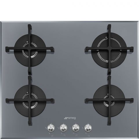 678455-1 Gas hob 60cm silver Smeg PV164S2