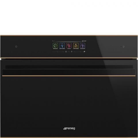 678466-1 Combination steam oven black Smeg SF4606WVCPNR