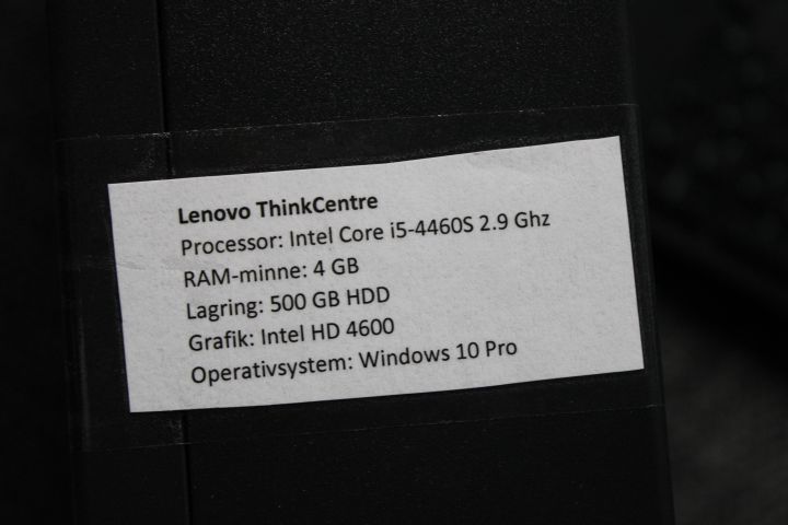 794208-4 Lenovo Thinkcentre, Lenovo computer monitor and keyboard
