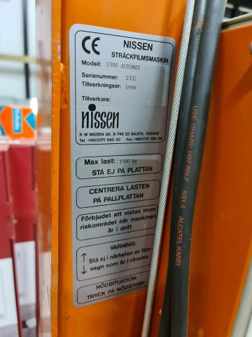 810542-7 Nissen Spinning wrap machine 1500 Automatic