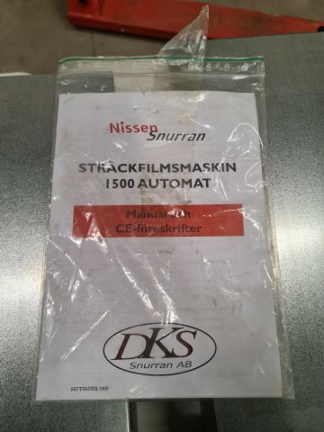 810542-14 Nissen Spinning wrap machine 1500 Automatic