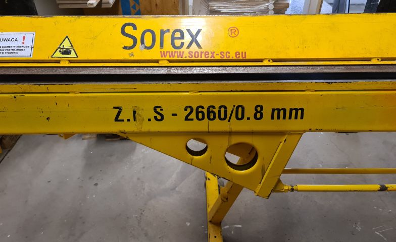 810545-6 Sorex edge fold ZRS-2600 / 0.8 mm.