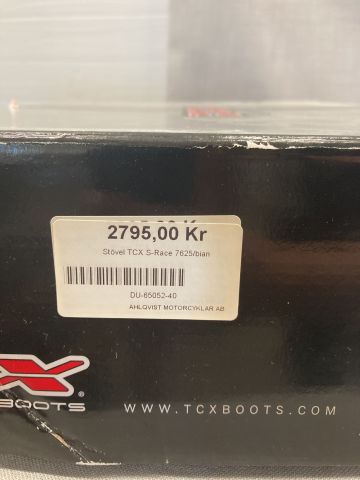 810633-5 Motorcycle boots TCX S-race white size 38