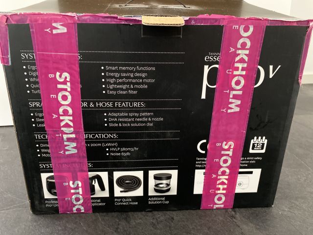 745721-2 Spray tanning machine - Tanning Essentials PRO V - New in packaging