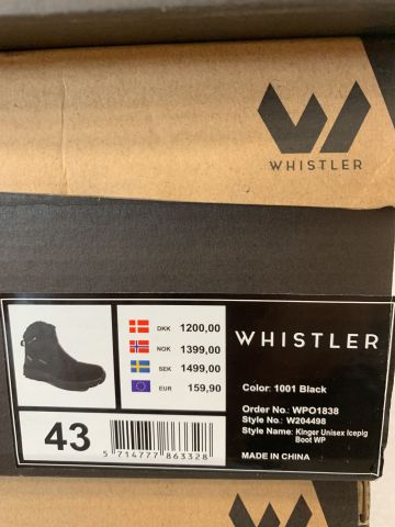 813542-2 Boots Whistler Kinger Icepig Boot WP - Black, size: 43
