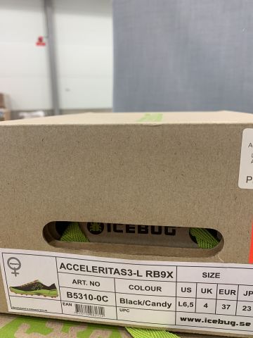 813603-4 Trailrunningskor Icebug Acceleritas3-L RB9X. strl: 37