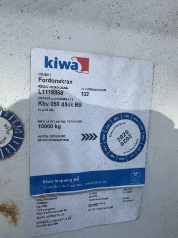 813829-16 Crane, Palfinger Marine, 7400kg / 20.8m -2005