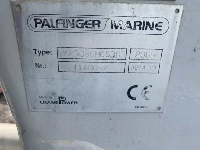 813829-11 Crane, Palfinger Marine, 7400kg / 20.8m -2005