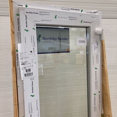 813400-2 Scale outward-facing PVC window door 3-glass 780x2080 mm (Damage)