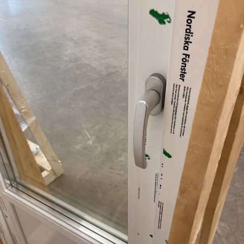 813400-5 Scale outward-facing PVC window door 3-glass 780x2080 mm (Damage)