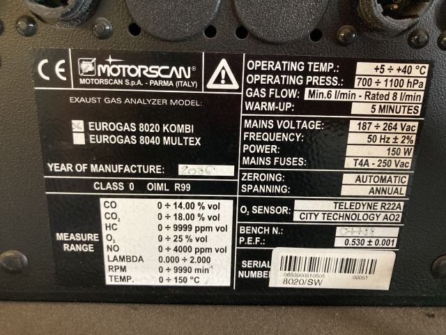 814446-8 Analysis equipment Motorscan