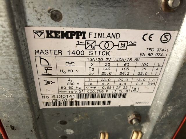 819920-5 Welding Kemppi Master 1400 Stick