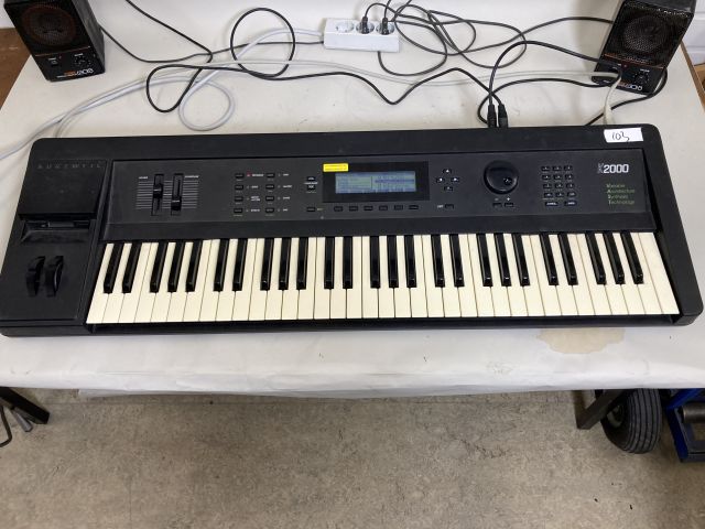 820117-1 Kurzweil K2000 Synthesizer (vaatii korjausta/needs repair)